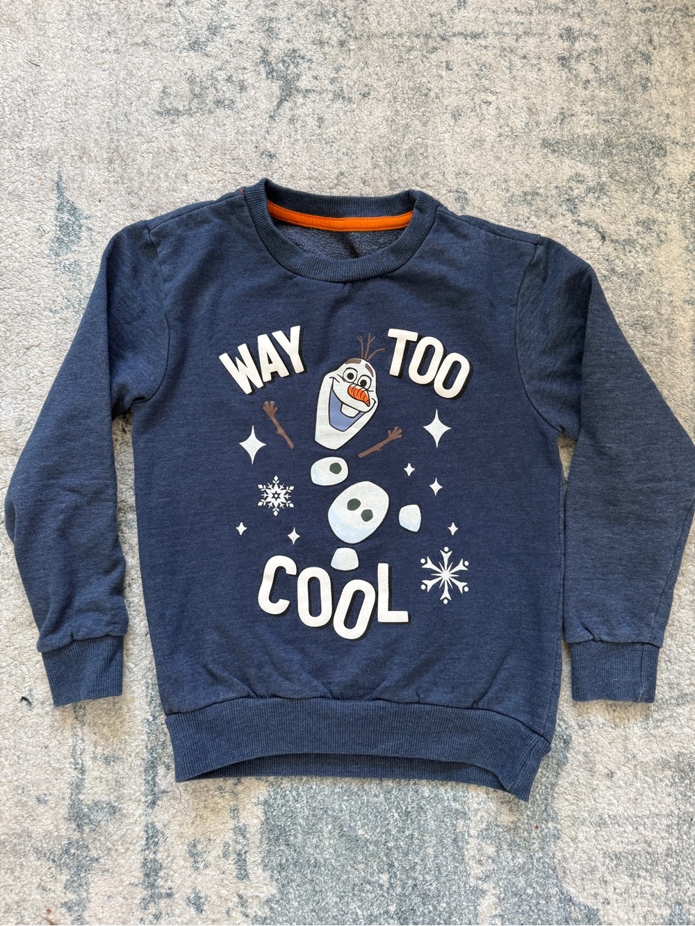 Disney Navy Olaf 'Way Too Cool' Sweatshirt
